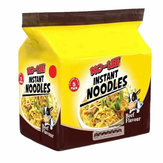 Ko-Lee Noodles 5Pk Beef Flavour 5 X 70G