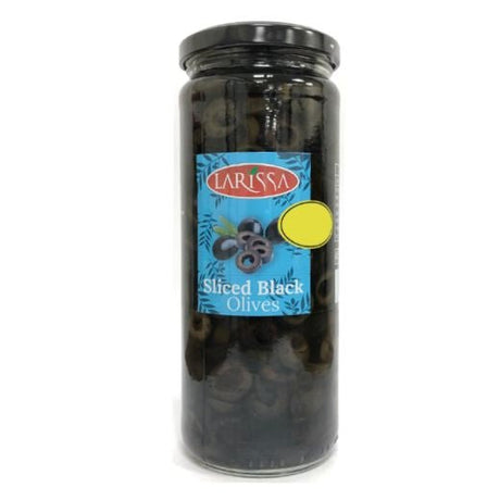 Larissa Black Sliced Olives 430G