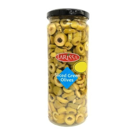 Larissa Green Sliced Olives 430G