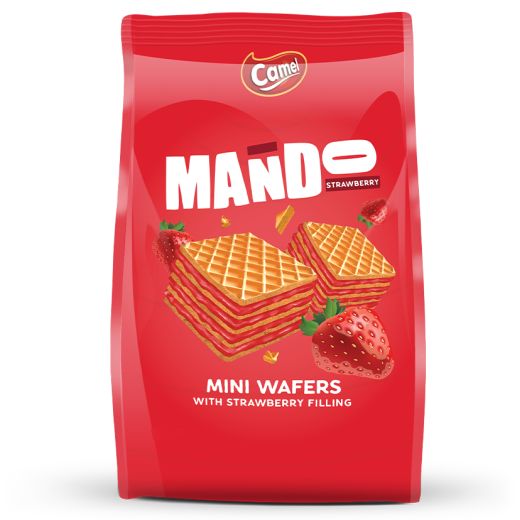 Mando Wafer Strawberry 200G