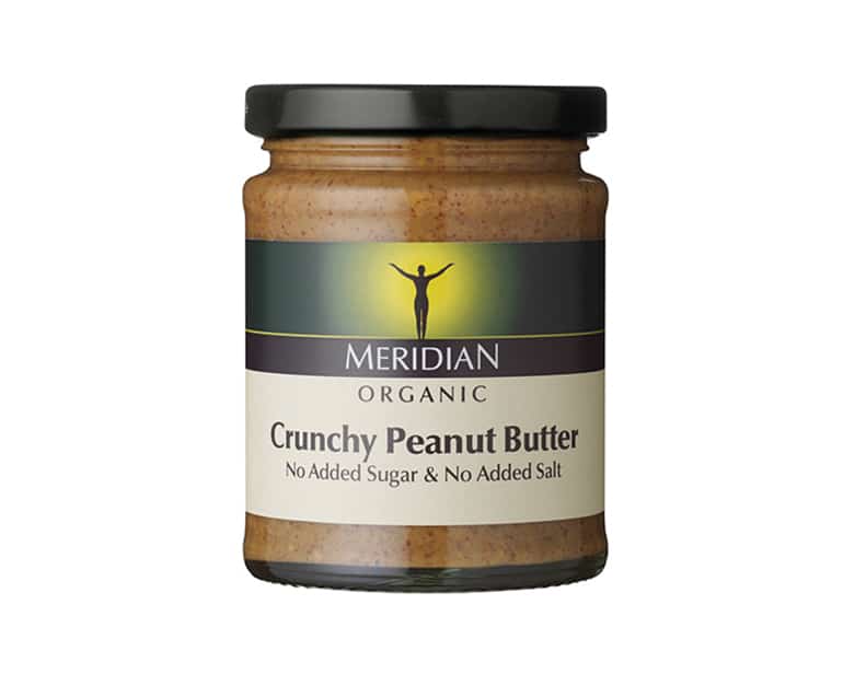 Meridian Organic Crunchy Peanut Butter, 100% 280G