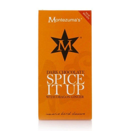 Montezuma's Spice It Up Dark Chocolate With Ginger - 90Gr