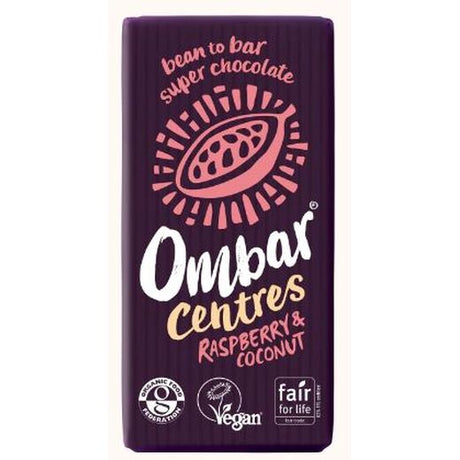 Ombar Raspberry & Coconut Centred Bar - 35Gr