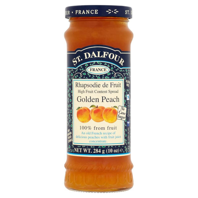 St. Dalfour Natural Peach Spread Jam 284G