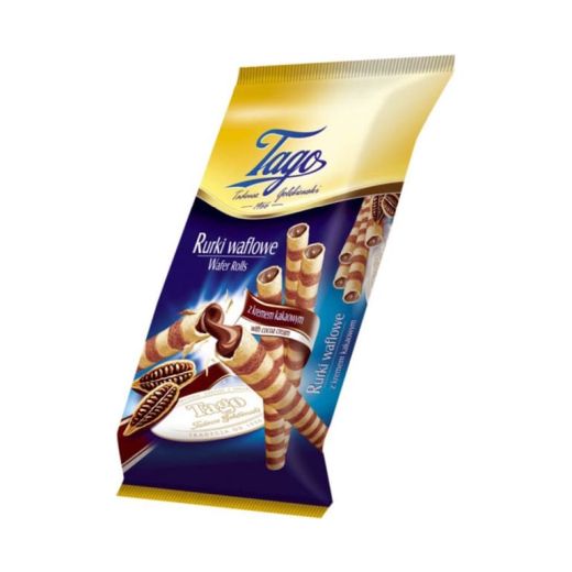 Tago Cocoa Wafer Rolls 150G