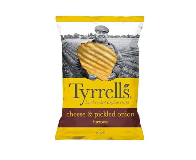 Tyrells Mature Cheddar& Pickle 150G