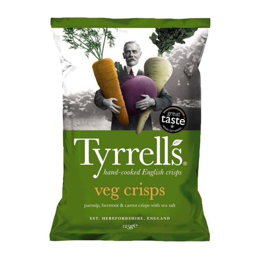 Tyrrells Mixed Root Vegetable Chips 125G